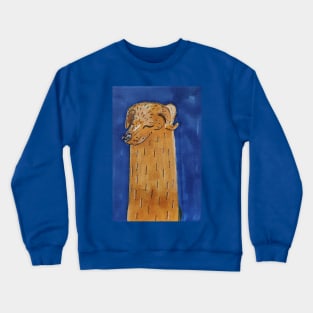 Blue, My Little Boy Crewneck Sweatshirt